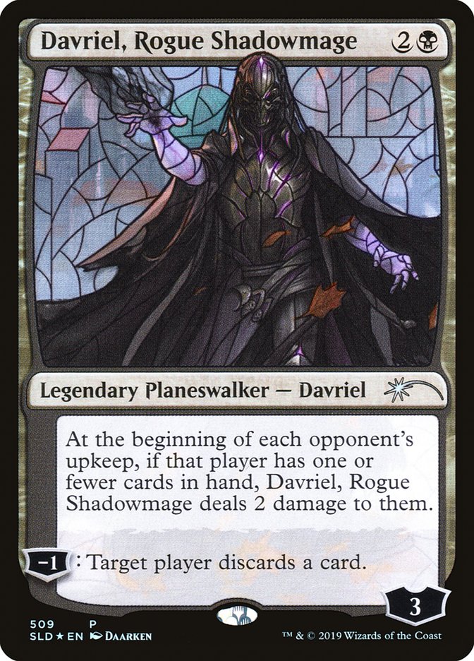 Davriel, Rogue Shadowmage (Stained Glass) [Secret Lair Drop Promos] Magic: The Gathering