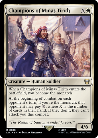 Champions of Minas Tirith [The Lord of the Rings: Tales of Middle-Earth Commander] Magic: The Gathering