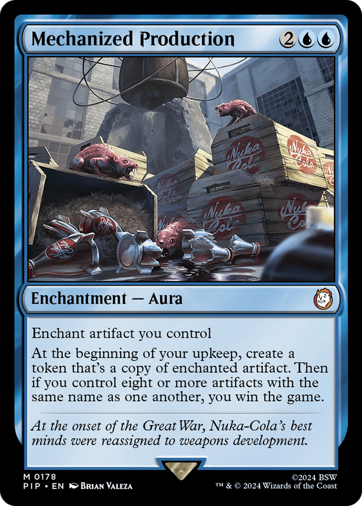 Mechanized Production [Fallout] Magic: The Gathering