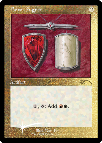 Boros Signet (Retro) (Foil Etched) [Secret Lair Drop Series] Magic: The Gathering