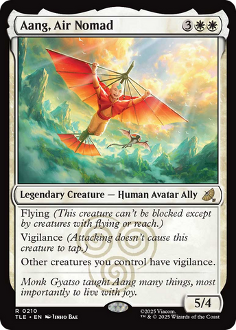 Aang, Air Nomad [Avatar: The Last Airbender: Eternal-Legal] Magic: The Gathering