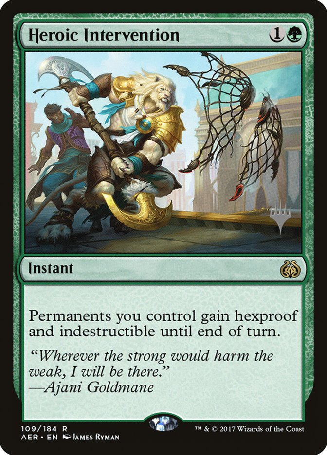 Heroic Intervention (Promo Pack) [Aether Revolt Promos] Magic: The Gathering