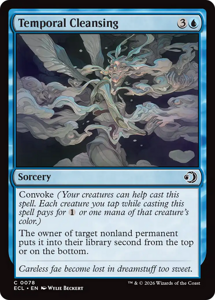 Temporal Cleansing [Lorwyn Eclipsed] Magic: The Gathering