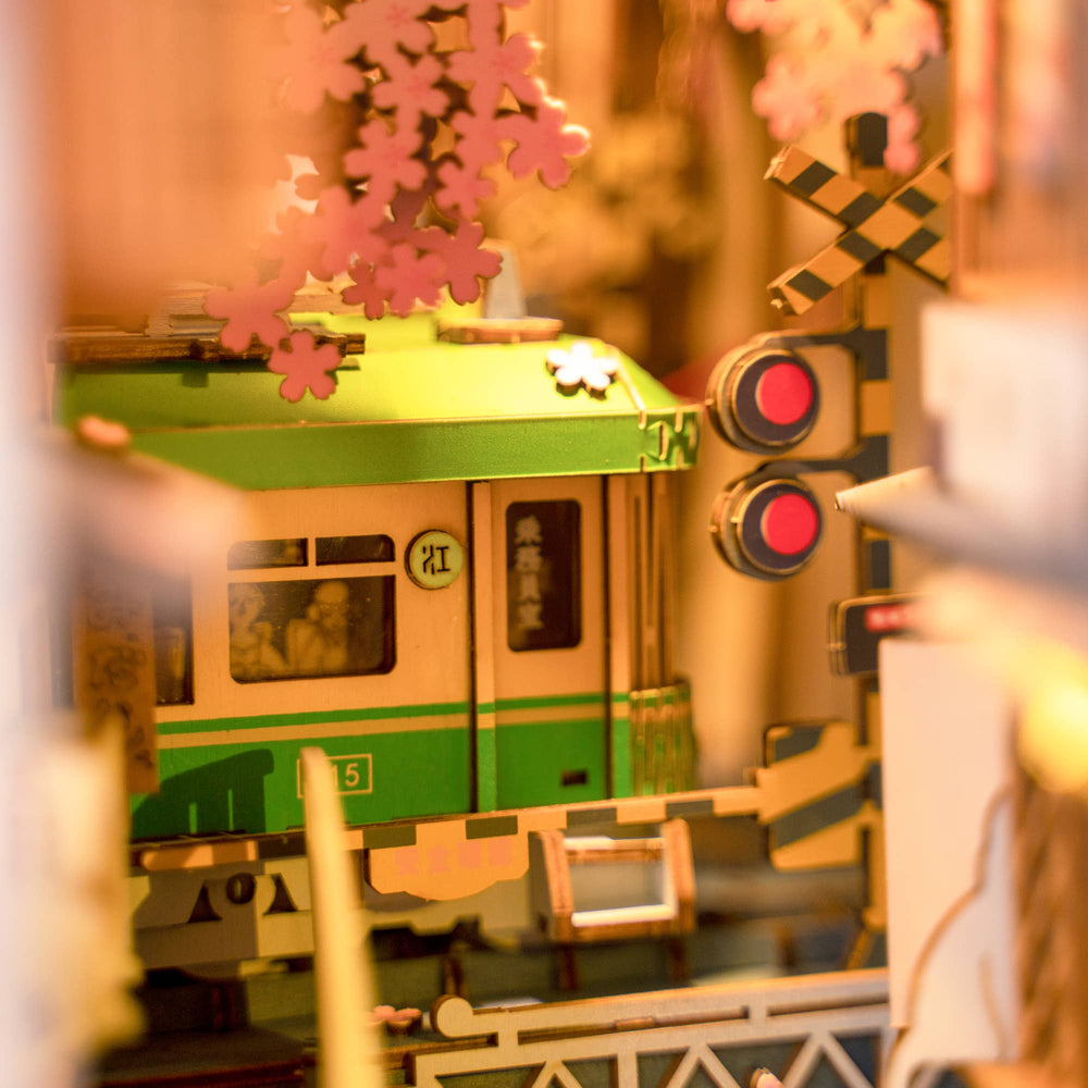 Rolife Sakura Tram DIY Book Nook Kit