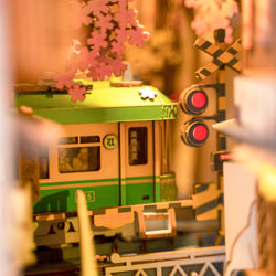 Rolife Sakura Tram DIY Book Nook Kit