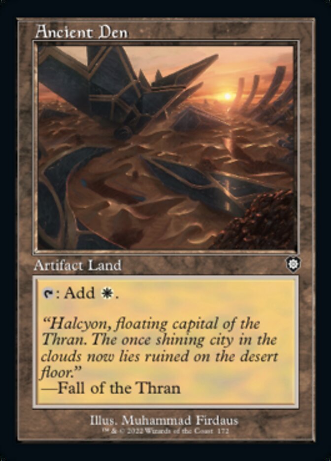 Ancient Den (Retro) [The Brothers' War Commander] Magic: The Gathering