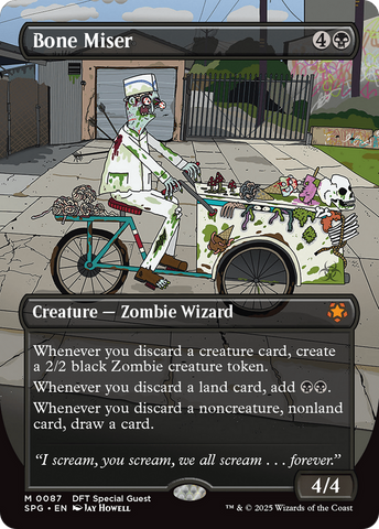 Bone Miser (Borderless) [Aetherdrift Special Guests] Magic: The Gathering
