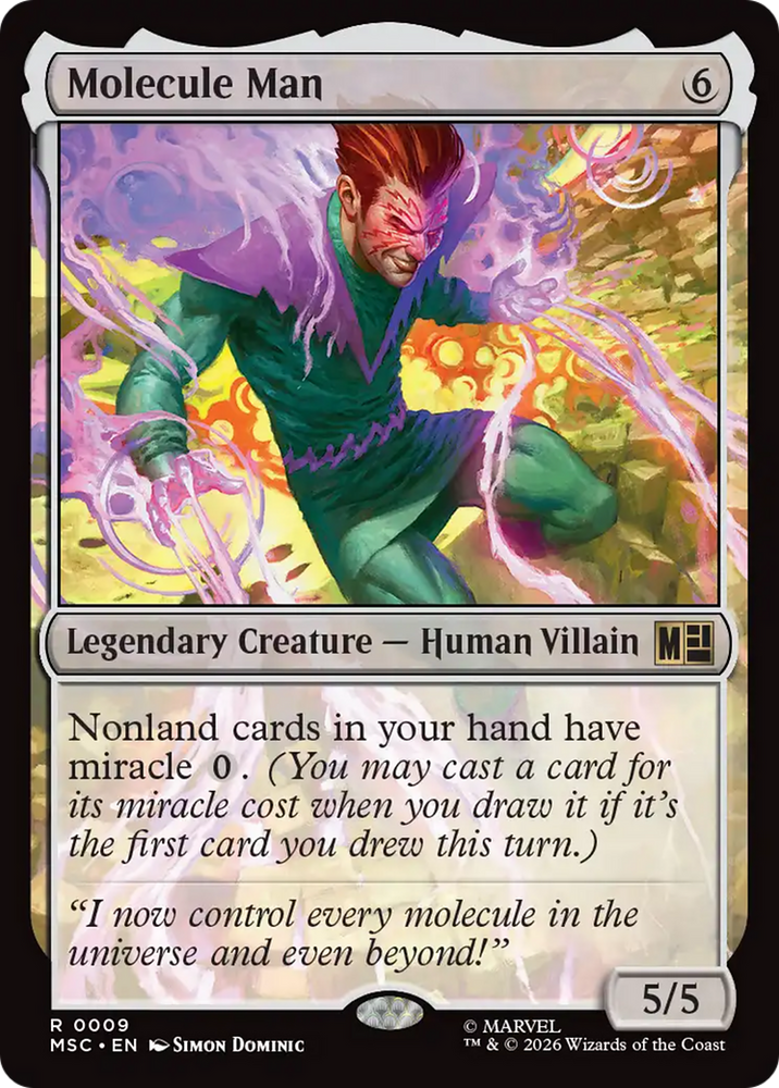Molecule Man [Marvel Super Heroes Commander] Magic: The Gathering