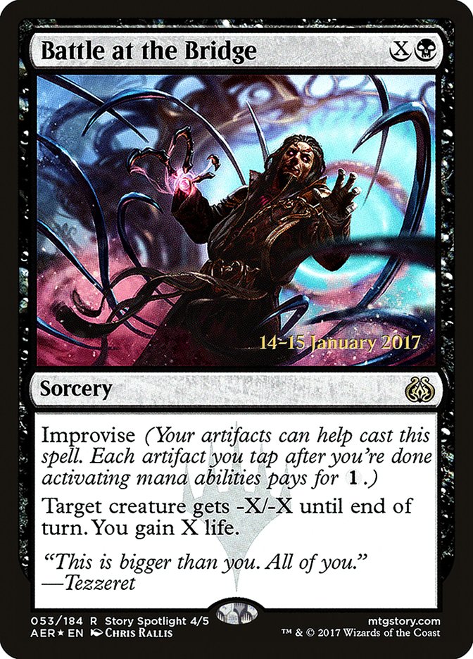 Battle at the Bridge [Aether Revolt Prerelease Promos] Magic: The Gathering
