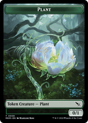 Thopter (0020) // Plant Double-Sided Token [Murders at Karlov Manor Tokens] Magic: The Gathering