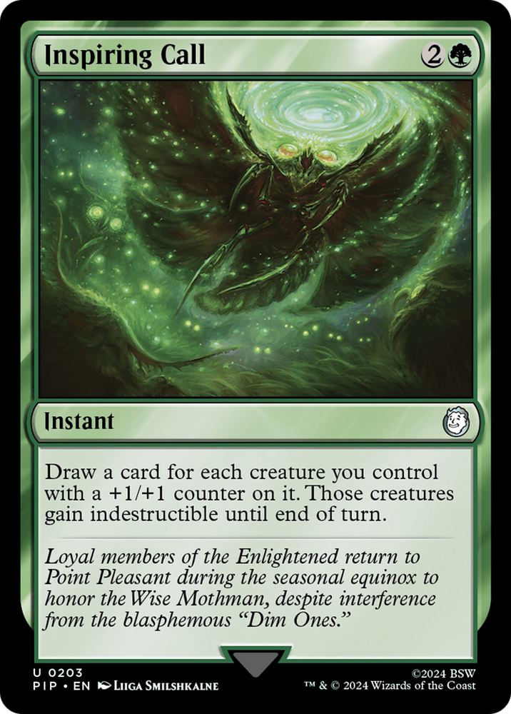 Inspiring Call [Fallout] Magic: The Gathering
