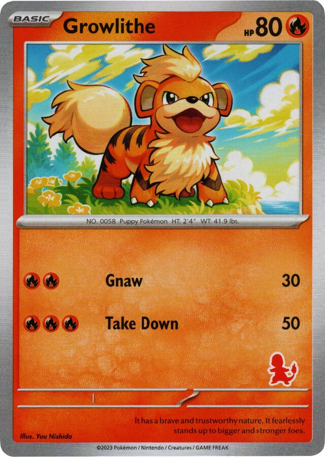 Growlithe [My First Battle] Pokémon