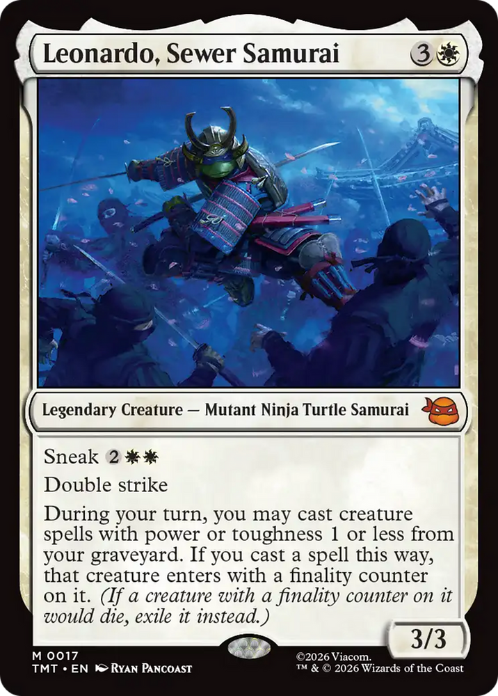 Leonardo, Sewer Samurai [Teenage Mutant Ninja Turtles] Magic: The Gathering