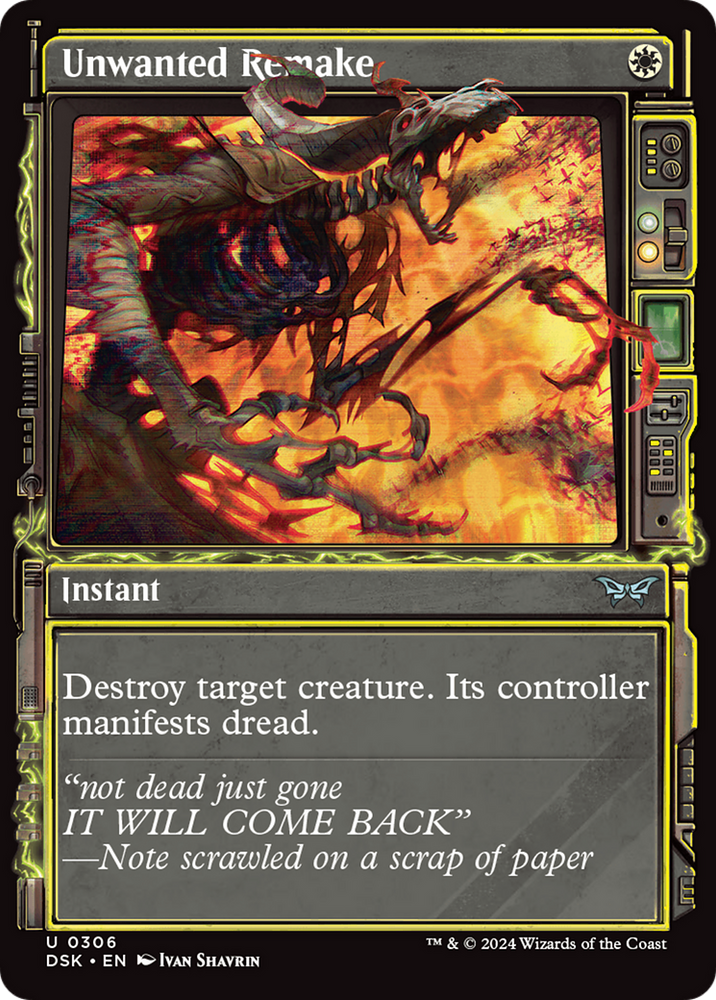 Unwanted Remake (Showcase) [Duskmourn: House of Horror] Magic: The Gathering