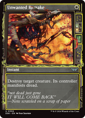 Unwanted Remake (Showcase) [Duskmourn: House of Horror] Magic: The Gathering