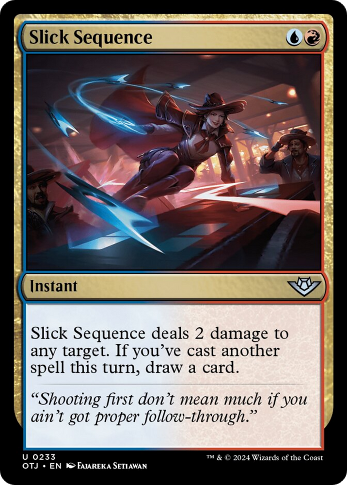 Slick Sequence [Outlaws of Thunder Junction] Magic: The Gathering