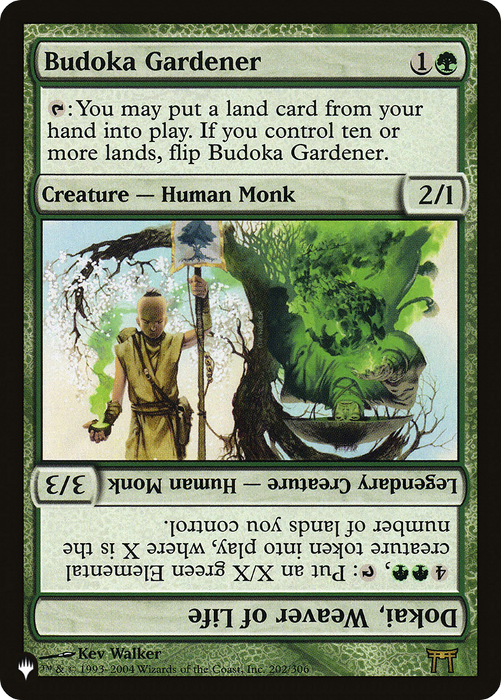 Budoka Gardener // Dokai, Weaver of Life [The List] Magic: The Gathering