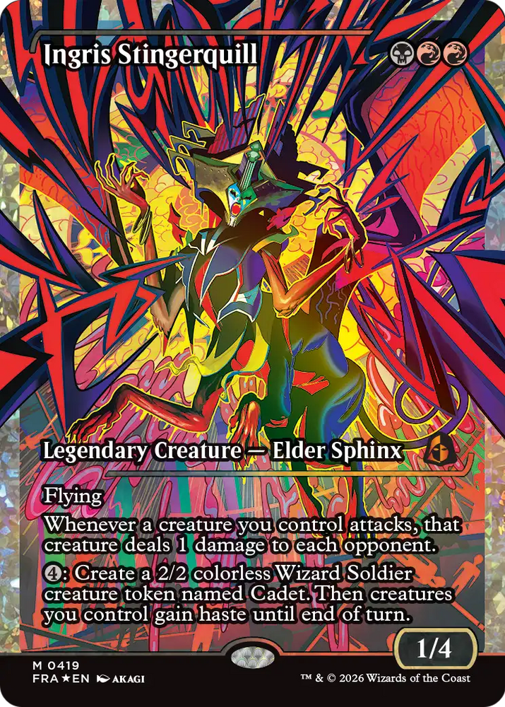 Ingris Stingerquill (Showcase) (Fracture Foil) (0419) [Reality Fracture] Magic: The Gathering