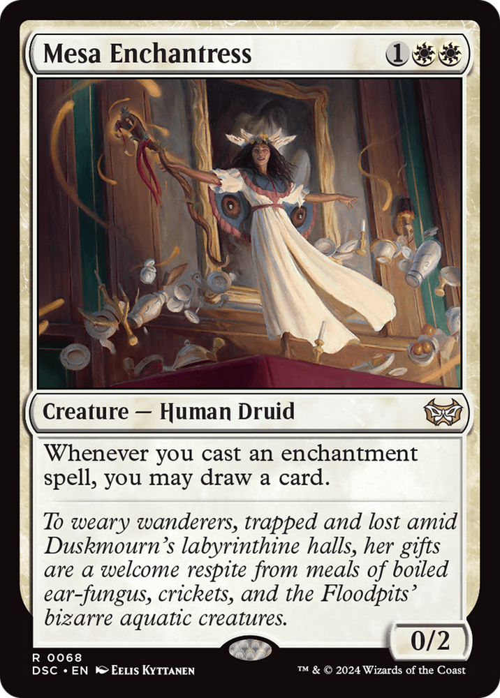 Mesa Enchantress [Duskmourn: House of Horror Commander] Magic: The Gathering