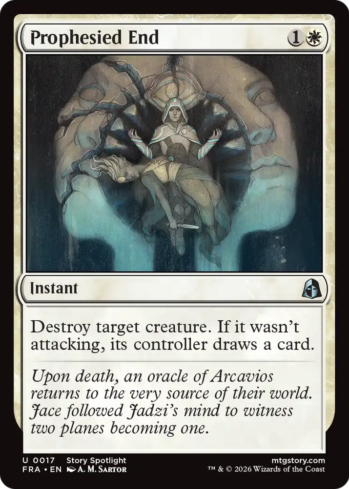 Prophesied End [Reality Fracture] Magic: The Gathering