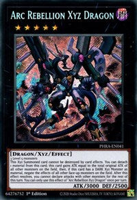 Arc Rebellion Xyz Dragon [PHRA-EN041] Secret Rare Yu-Gi-Oh!