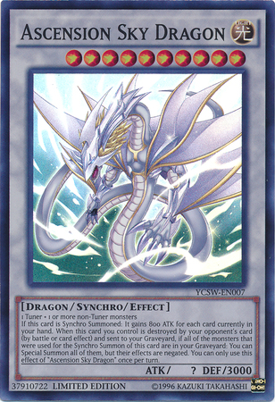 Ascension Sky Dragon [YCSW-EN007] Super Rare Yu-Gi-Oh!