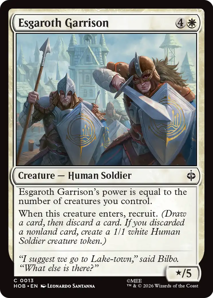 Esgaroth Garrison [The Hobbit] Magic: The Gathering
