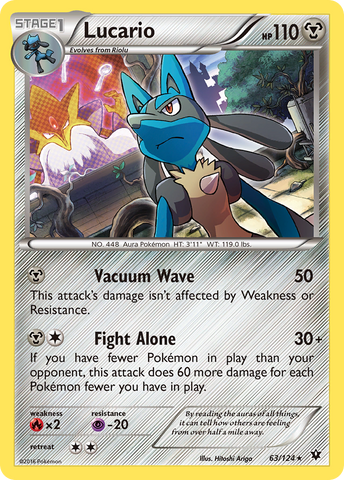 Lucario (63/124) [XY: Fates Collide] Pokémon