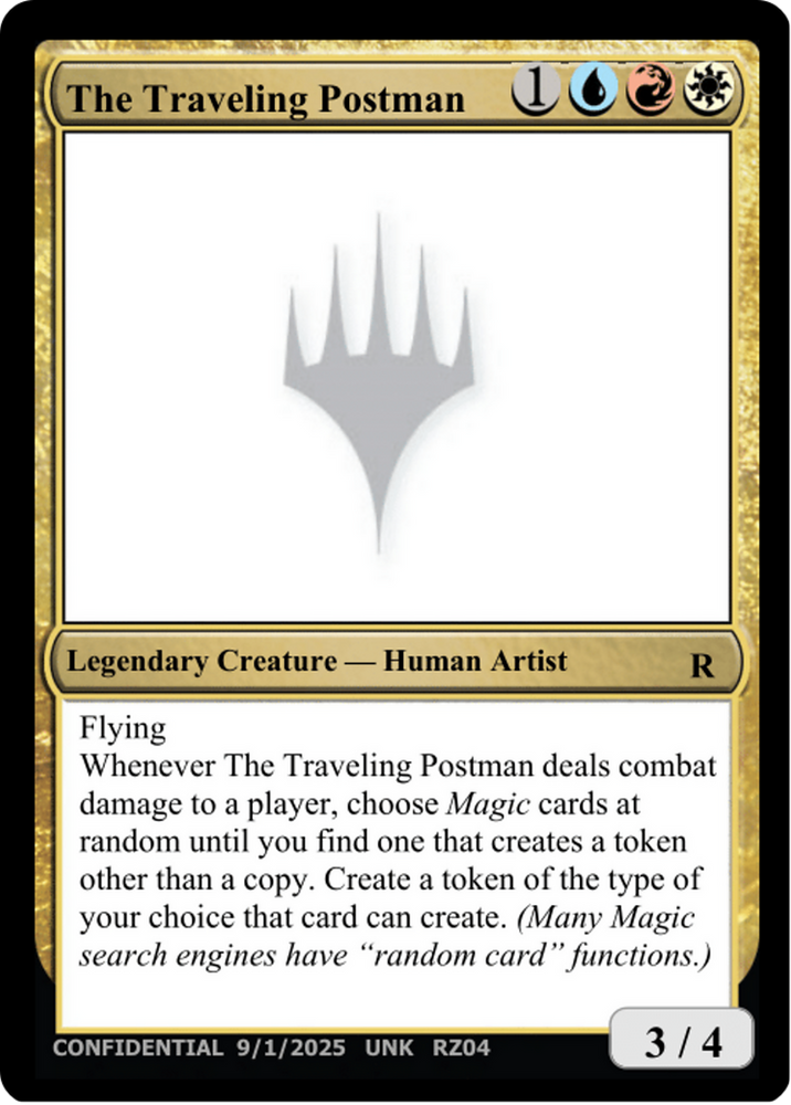 The Traveling Postman [Unknown Event] Magic: The Gathering