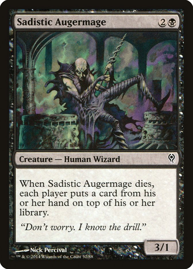 Sadistic Augermage [Duel Decks: Jace vs. Vraska] Magic: The Gathering