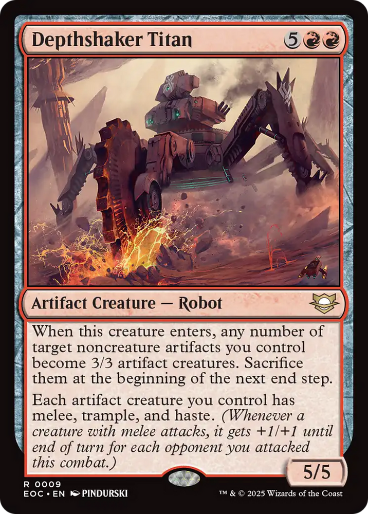 Depthshaker Titan [Edge of Eternities Commander] Magic: The Gathering