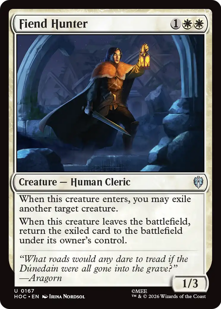 Fiend Hunter [The Hobbit: Eternal-Legal] Magic: The Gathering