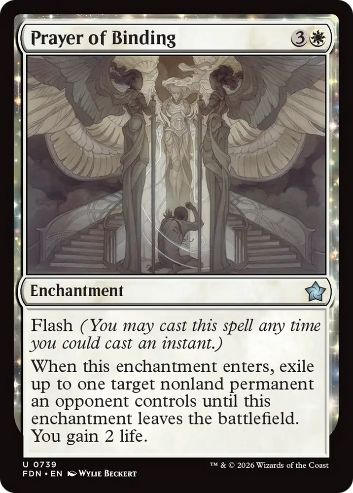 Prayer of Binding (0739) [Foundations] Magic: The Gathering