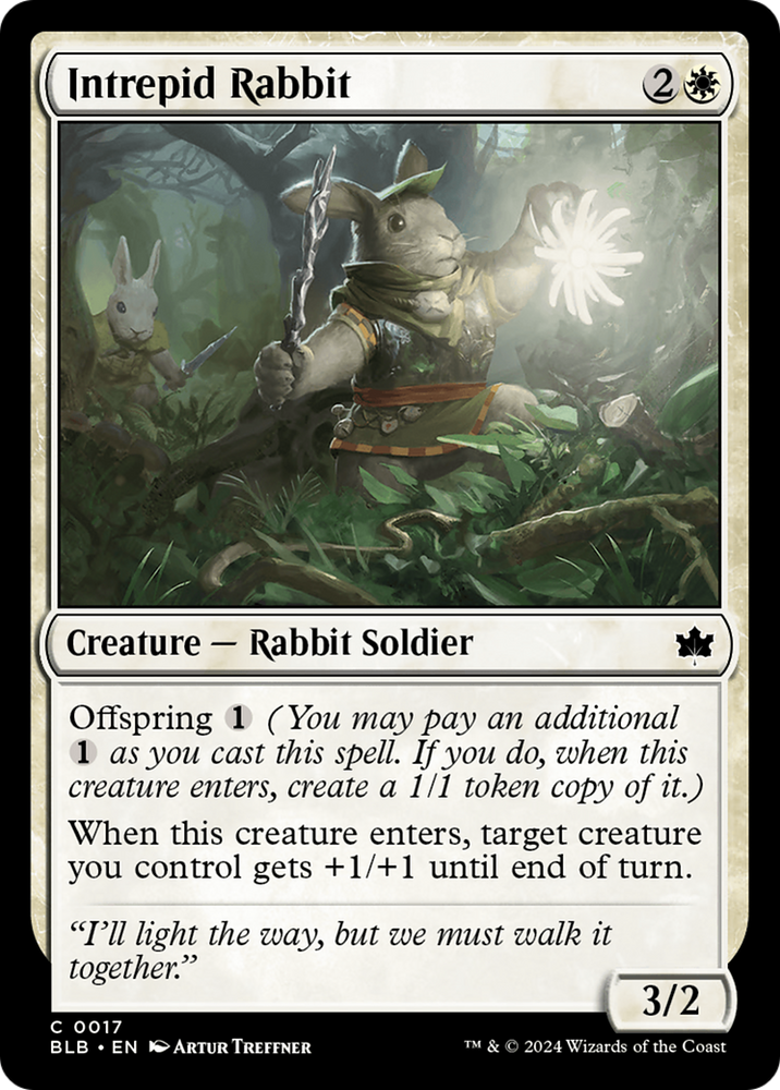 Intrepid Rabbit [Bloomburrow] Magic: The Gathering