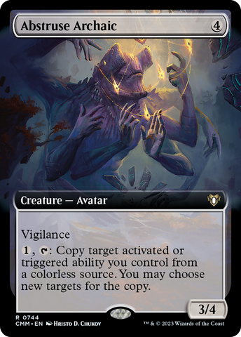 Abstruse Archaic (Extended Art) [Commander Masters] Magic: The Gathering