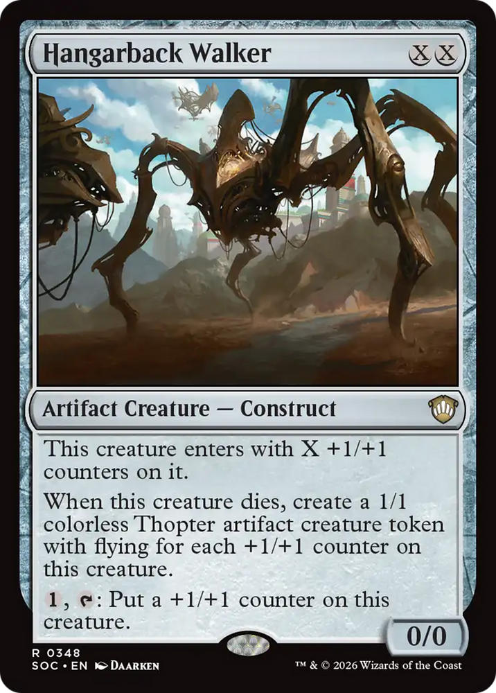 Hangarback Walker [Secrets of Strixhaven Commander] Magic: The Gathering