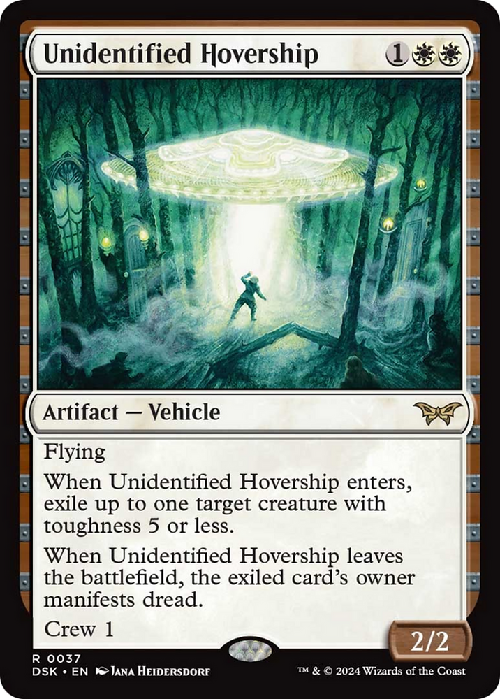 Unidentified Hovership [Duskmourn: House of Horror] Magic: The Gathering