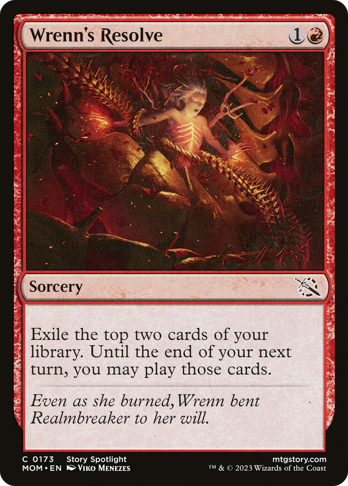 Wrenn's Resolve [March of the Machine] Magic: The Gathering
