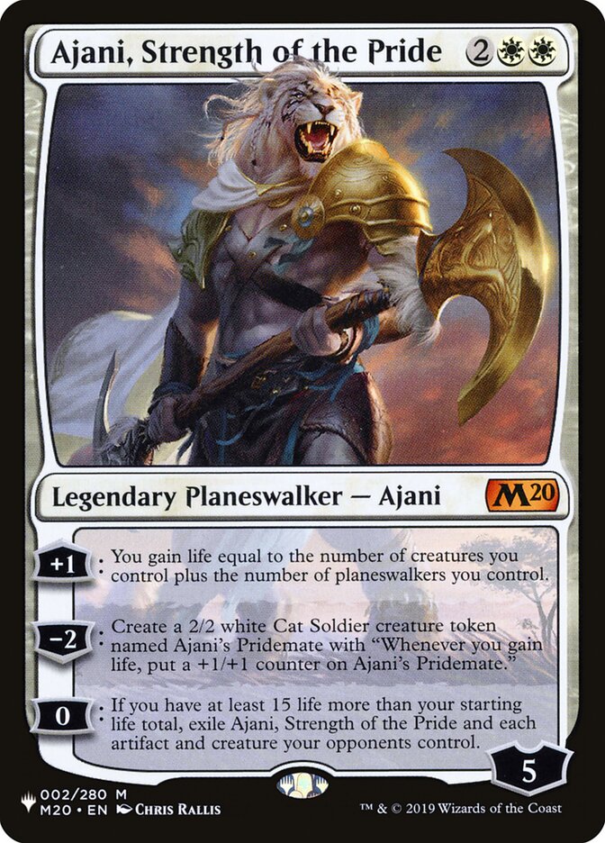 Ajani, Strength of the Pride [The List] Magic: The Gathering