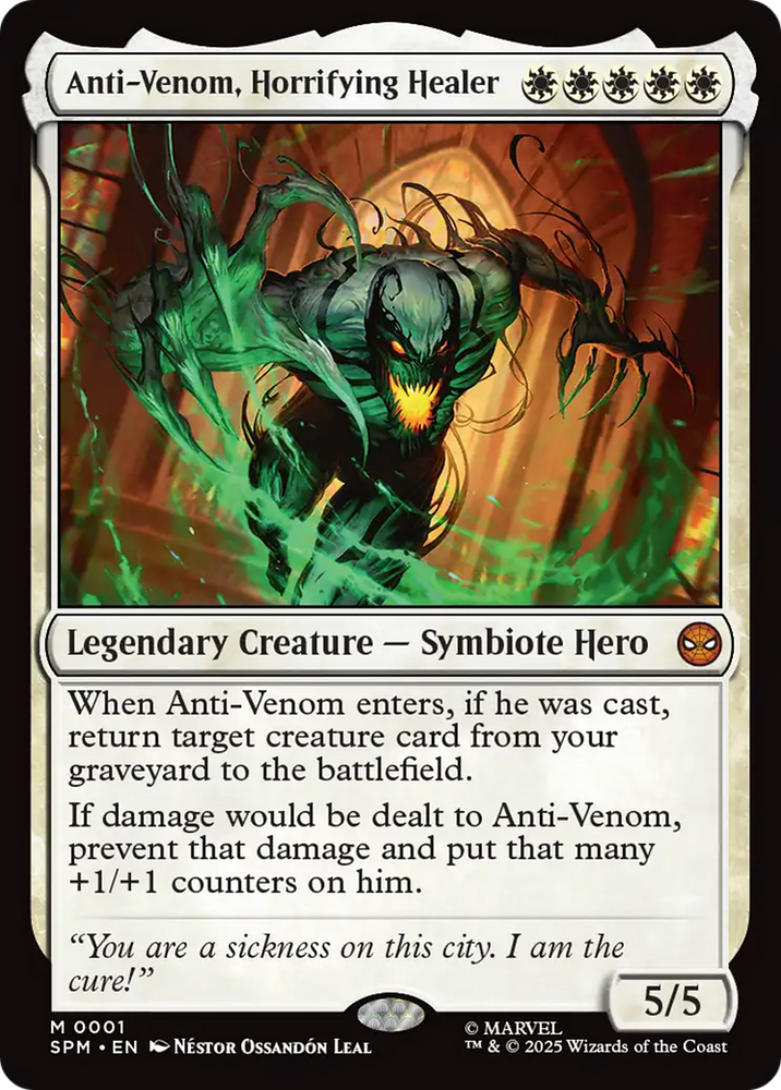 Anti-Venom, Horrifying Healer [Marvel's Spider-Man] Magic: The Gathering