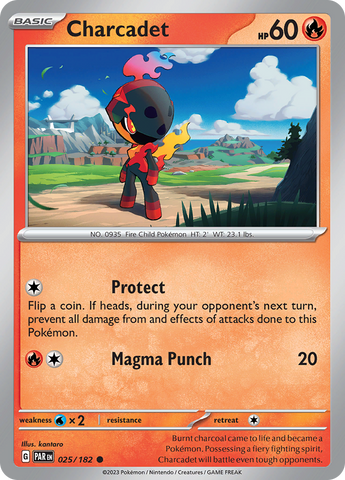 Charcadet (025/182) [Scarlet & Violet: Paradox Rift] Pokémon