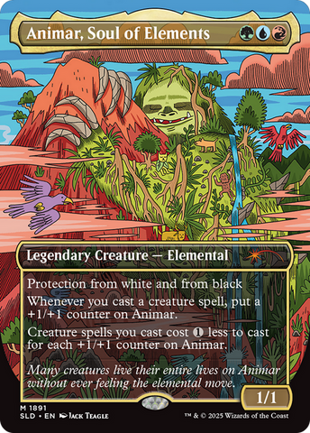 Animar, Soul of Elements (Rainbow Foil) [Secret Lair Drop Series] Magic: The Gathering