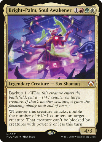 Bright-Palm, Soul Awakener [March of the Machine Commander] Magic: The Gathering
