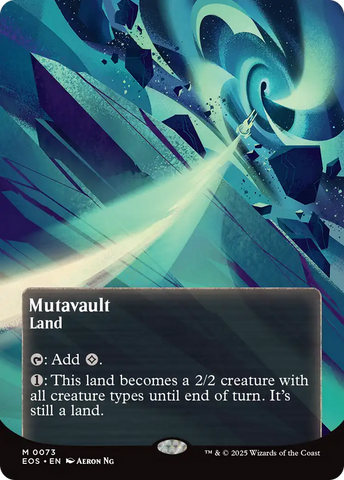 Mutavault (0073) (Borderless) [Edge of Eternities: Stellar Sights] Magic: The Gathering