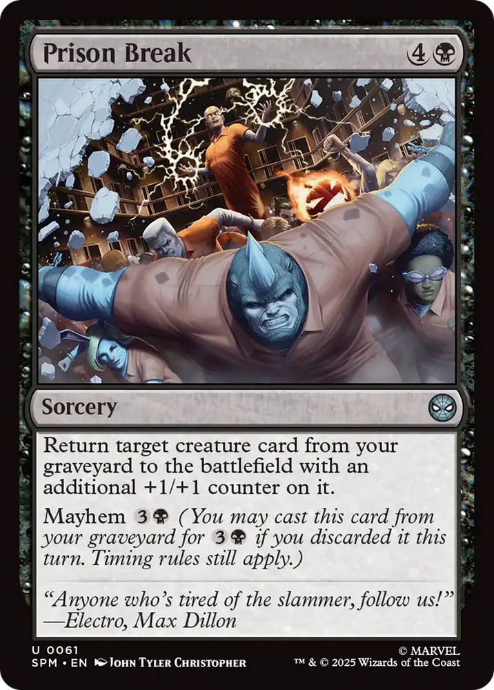 Prison Break [Marvel's Spider-Man] Magic: The Gathering