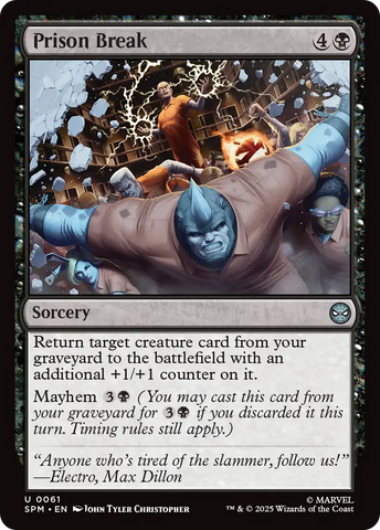 Prison Break [Marvel's Spider-Man] Magic: The Gathering