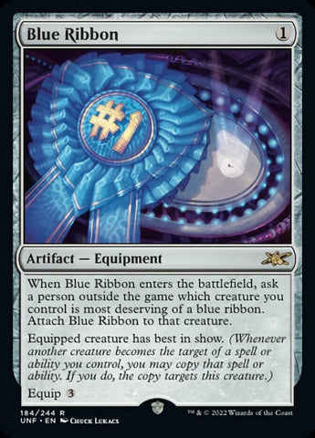 Blue Ribbon [Unfinity] Magic: The Gathering