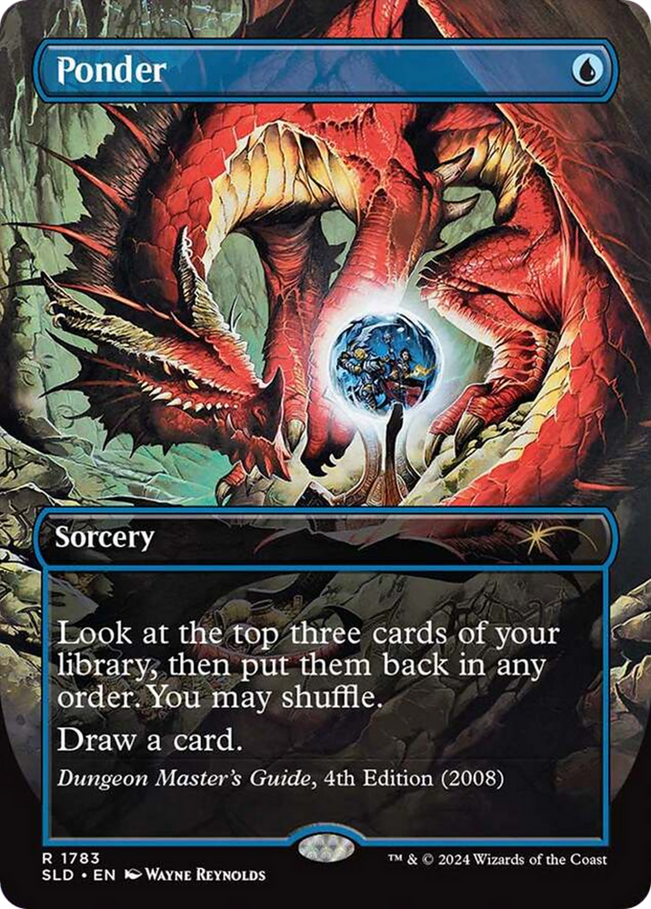 Ponder (1783) [Secret Lair Drop Series] Magic: The Gathering
