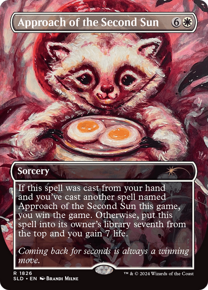 Approach of the Second Sun (Rainbow Foil) [Secret Lair Drop Series] Magic: The Gathering