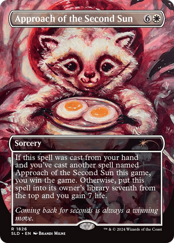 Approach of the Second Sun (Rainbow Foil) [Secret Lair Drop Series] Magic: The Gathering